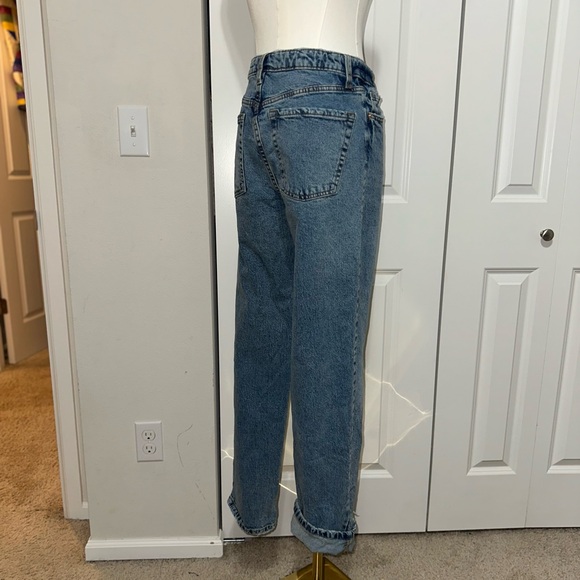 Wild Fable Light Wash High Rise Straight Leg Denim Jeans - Blue - Picture 8 of 11